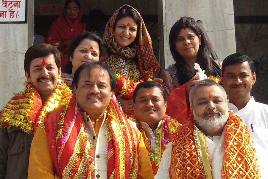 Brahmachari Girish Ji has visited Maihar and got Darshan of Shri Sharda Devi. March 2016
